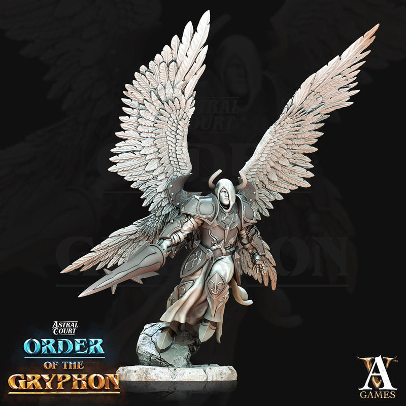 Male Celestial Angel, Solar, Deva | 28mm, 32mm, 75mm Scales | Dungeons and Dragons 5e figure | Pathfinder | Archvillain Games - Only-Games