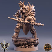 Orc War Chief | Orc Archer Fighter Ranger Barbarian | Scales: 28mm | 32mm |54mm |75mm |100mm  Megaboss | Dungeons and Dragons | Pathfinder | - Only-Games