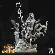 Egyptian Anubian Priest | 28mm, 32mm, 75mm Scales | Dungeons and Dragons | Pathfinder | Table Top miniatures | Archvillain Games - Only-Games