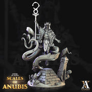 Egyptian Anubian Priest | 28mm, 32mm, 75mm Scales | Dungeons and Dragons | Pathfinder | Table Top miniatures | Archvillain Games - Only-Games