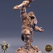 Orc Fighter Shaman Cleric with Battle Hammer | Scales: 28mm | 32mm |54mm |75mm | 100mm Megaboss | Dungeons and Dragons | Pathfinder | - Only-Games