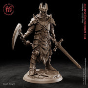 Undead Death Knight | 28mm, 32mm, 75mm Scale Resin Miniature | Flesh of Gods | Dungeons and Dragons | - Only-Games