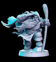Fighter Adventurer Ranger Dwarf Miniatures| Dungeons and Dragons | 28mm, 32mm, 75mm Scales| Pathfinder | Resin Figure for Painting | - Only-Games