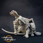 Human Ranger with Bow Tracking Stealth|Miniature|28mm|32mm|54mm|75mm|100mm Scale|Pathfinder Figure | DnD | Human Ranger Figurine unpainted | - Only-Games