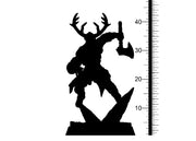 Skeleton Undead White Runner | 28mm, 32mm,75mm Scales | Resin Miniature | Dungeons and Dragons | Figure for painting | Pathfinder | - Only-Games
