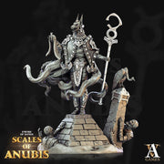 Egyptian Anubian Priest | 28mm, 32mm, 75mm Scales | Dungeons and Dragons | Pathfinder | Table Top miniatures | Archvillain Games - Only-Games