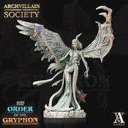 Nephalem Female Half Angel Half Demon Sorceress | 28mm, 32mm, 54mm, 75mm,100mm Scale | D and D5e | Pathfinder | Archvillain Games - Only-Games