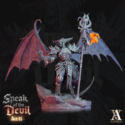 Greater Devil - Horned Devil Resin Miniature| Medium 40mm, Large 50mm, Huge 65mm (BASE Sizes) |  Nine Hells | Demon | Dungeons and Dragons | - Only-Games