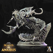 Soul Harvester | 200mm tall 100mm Base | 28, 32mm Scale  | Dungeons and Dragons 5E | Egyptian Anubis | Figurine | Archvillain Games - Only-Games