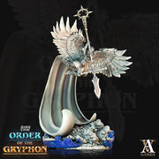 Female Celestial Deva Aasimar, Angel, Solar | 28mm, 32mm, 75mm Scales | Dungeons and Dragons 5e figure | Pathfinder | Archvillain Games - Only-Games