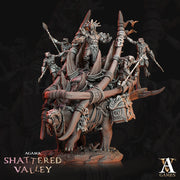 Tzeekul the Conqueror Lizardmen Lizard Folk Warband 135mm Tall | 90mm X 70mm  Base | Resin 3d printed | Dungeons and Dragons | DnD 5e | - Only-Games