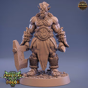 Bugbear Fighter Warrior Barbarian with Axe | Scales 28mm | 32mm | 75mm |  Megaboss | Dungeons and Dragons | Pathfinder | Daybreak Miniatures - Only-Games