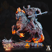 Oath of Conquest Paladin, Chaos Hell Knight  | 28mm, 32mm, 75mm Scales | Dungeons and Dragons | Pathfinder | Archvillain Games - Only-Games