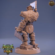 Bugbear Fighter Warrior Barbarian with 2 Axes | Scales 28mm |32mm |75mm | Megaboss | Dungeons and Dragons |Pathfinder | Daybreak Miniatures - Only-Games