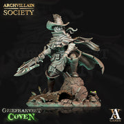 Human Witch Hunter Fighter Inquisitor Eldritch Knight | Monster Slayer Ranger, Hexblade | 28mm,32mm,75mm Scale | Figurine mini - D&D 5e - Only-Games