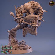 Minotaur Warrior War Chief | Scales: 28mm | 32mm | 75mm | D&D 5e Megaboss | Dungeons and Dragons | Pathfinder | Daybreak Miniatures - Only-Games