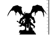 Greater Devil - Horned Devil Resin Miniature| Medium 40mm, Large 50mm, Huge 65mm (BASE Sizes) |  Nine Hells | Demon | Dungeons and Dragons | - Only-Games
