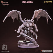 Greater Devil - Horned Devil Resin Miniature| Medium 40mm, Large 50mm, Huge 65mm (BASE Sizes) |  Nine Hells | Demon | Dungeons and Dragons | - Only-Games