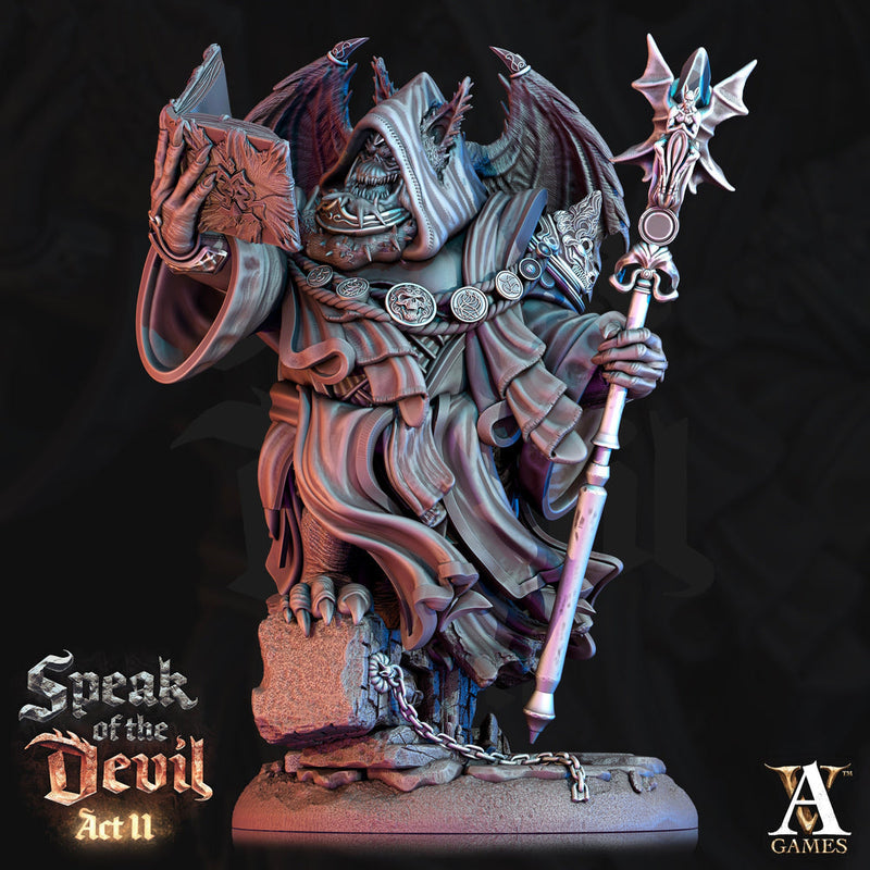 Greater Devil - Amnizu Devil, styx devils Resin Miniature| Medium 35mm, Large 50mm, Huge 65mm (BASE Sizes) | Demon | Dungeons and Dragons | - Only-Games