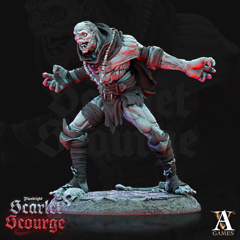 Undead Ghoul, Zombie  | 28mm, 32mm, 54mm, 75mm, 100mm  Scale | Undead Dungeons and Dragons 5e Miniatures | Pathfinder | Archvillain games - Only-Games