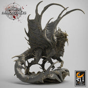 Blood Dragon Miniature  | Available in Mature & Ancient sizes 180mm High |Dragon Statue Figurine |Dungeons and Dragons 5e| Lord of the Print - Only-Games