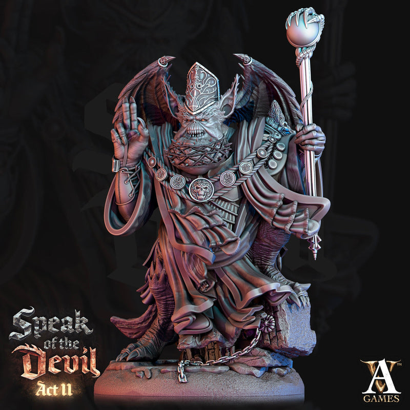 Greater Devil - Amnizu Devil, styx devils Resin Miniature| Medium 35mm, Large 50mm, Huge 65mm (BASE Sizes) | Demon | Dungeons and Dragons | - Only-Games