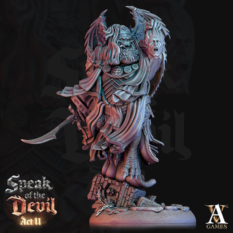Greater Devil - Amnizu Devil, styx devils Resin Miniature| Medium 35mm, Large 50mm, Huge 65mm (BASE Sizes) | Demon | Dungeons and Dragons | - Only-Games