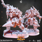 Orc Warriors, Orc barbarian | 28mm | 32mm | 75mm tall |  Megaboss | Dungeons and Dragons Pathfinder |Cast N Play - Only-Games