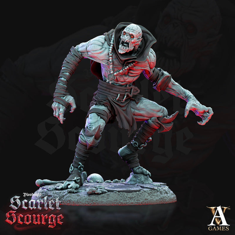 Undead Ghoul, Zombie  | 28mm, 32mm, 54mm, 75mm, 100mm Scale | Undead Dungeons and Dragons 5e Miniatures | Pathfinder | Archvillain games - Only-Games