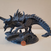 Tarrasque Remastered- Lord of The Print  | Gargantuan Monstrosity 75mm,100mm, 150mm Base | Resin 3d printed | Dungeons and Dragons | DnD 5e| - Only-Games
