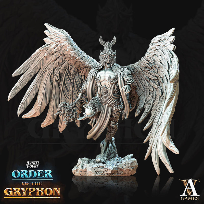 Male Celestial Angel, Solar, Deva | 28mm, 32mm, 75mm Scales | Dungeons and Dragons 5e figure | Pathfinder | Archvillain Games - Only-Games
