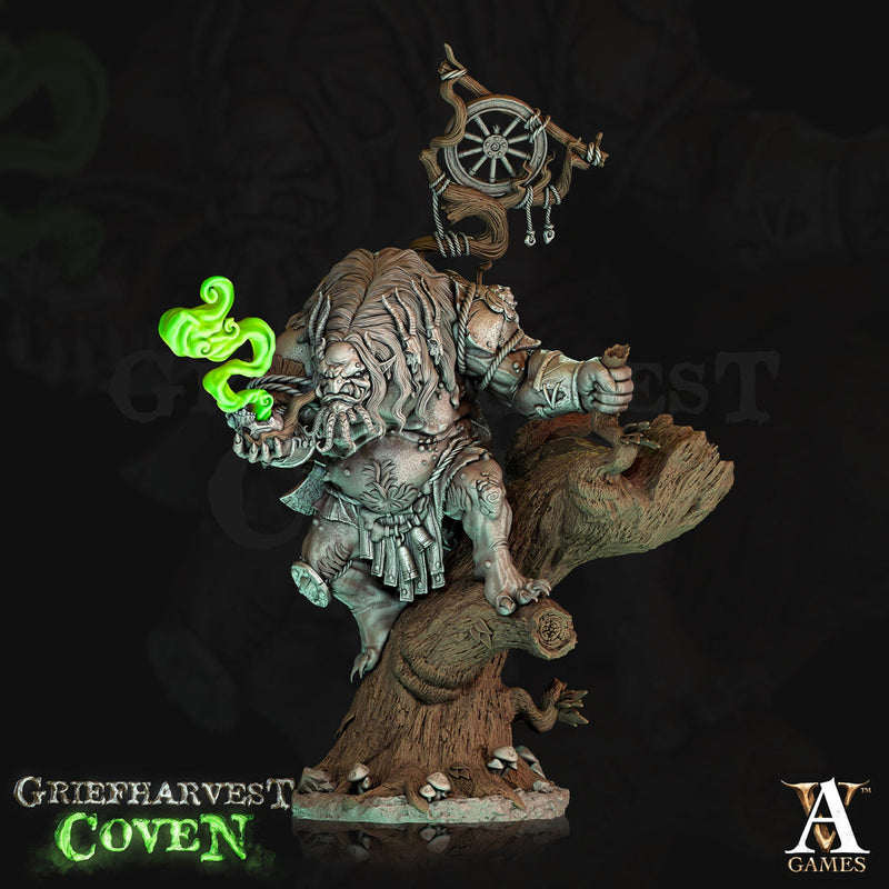 Bog Troll Giant  Available in 28mm and 32mm Scale. 80mm tall | DnD 5e Miniature |  Resin Figure for Dungeons and Dragons| Archvillain Games - Only-Games