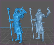 Male Elf Wizard Dragon Familiar, Warlock, Sorcerer|28mm|32mm |54mm|75mm,100mm Scale-Player Character Mini D&D 5e Pathfinder Figurine - Only-Games