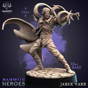 Human Male Monk Sorcerer | 28mm, 32mm, 75mm Scale Resin Miniature | Dungeons and Dragons | Mammoth Factory - Only-Games