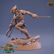 Goblin Archer | DnD Miniatures | Dungeons and Dragons | 28mm, 32mm,54mm,75mm,100mm scale| Pathfinder | Figure for Painting| Gloomspite Glitz - Only-Games