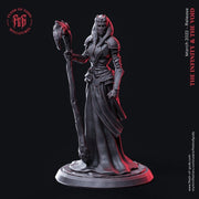 Female Cleric, Ancient Priestess  | 28mm Scale | 32mm Scale | 75mm Scale  -Player Character Mini - Minis - D&D 5e - Pathfinder Sexy Figurine - Only-Games