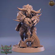 Minotaur Warrior War Chief | Scales: 28mm | 32mm | 75mm | D&D 5e Megaboss | Dungeons and Dragons | Pathfinder | Daybreak Miniatures - Only-Games