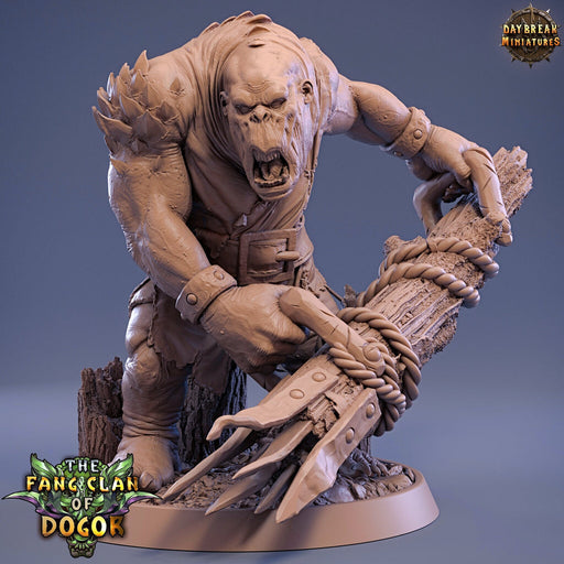 Oger, Troll Unpainted mini | 28mm & 32mm Scale 75mm,100mm Tall | Dungeons and Dragons| Pathfinder Oger| Daybreak Miniatures | Tabletop RPG | - Only-Games