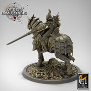 Oathbreaker Paladin Chaos Knight Mounted Cavalry | Set or Individual minis  | Dungeons and Dragons 5e  | 28mm,32mm,75mm Scale | Pathfinder | - Only-Games