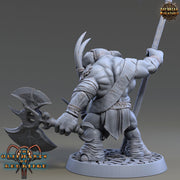 Luxodon Warrior Elephant Race  Scales: 28mm, 32mm,54mm,75mm | D&D 5e Megaboss | Dungeons and Dragons | Pathfinder | Daybreak Miniatures - Only-Games