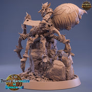 Goblin mounted on Giant Spider | Dungeons and Dragons | 28mm and 32mm Scales| Pathfinder | Figure for Painting| Daybreak Miniatures - Only-Games