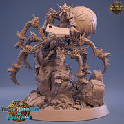 Goblin mounted on Giant Spider | Dungeons and Dragons | 28mm and 32mm Scales| Pathfinder | Figure for Painting| Daybreak Miniatures - Only-Games