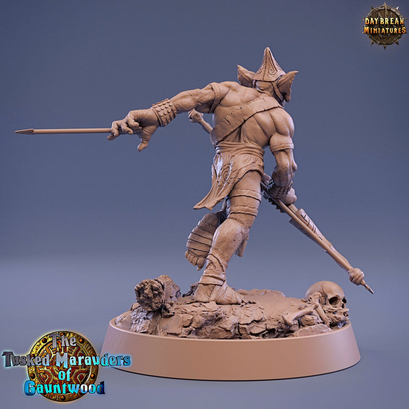 Goblin Archer | DnD Miniatures | Dungeons and Dragons | 28mm, 32mm,54mm,75mm,100mm scale| Pathfinder | Figure for Painting| Gloomspite Glitz - Only-Games