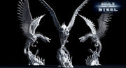 Chardalyn Dragon, Steel Dragon Construct  | Mature & Ancient sizes 300mm High | Figurine |Dungeons and Dragons 5e | Mini Monster Mayhem | - Only-Games