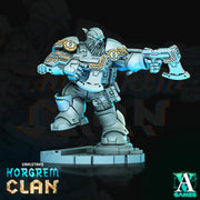 Norgrem Raider - Vahlstahd | Sci-Fi Miniature| 28mm,32mm Scales | 54mm, 75mm TALL | Collector Resin Mini for Painting | Archvillain Games - Only-Games