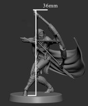 Warforged Ranger Fighter PC NPC , Nimblewright Construct | 28mm, 32mm,54mm 75mm, 100mm Scale | D and D | Pathfinder | Mini Monster Mayhem - Only-Games