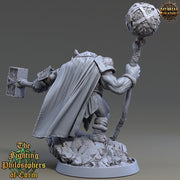 Rhinokin, Rhino-folk Warrior  Scales: 28mm, 32mm,54mm,75mm | D&D 5e Megaboss | Dungeons and Dragons | Pathfinder | Daybreak Miniatures - Only-Games
