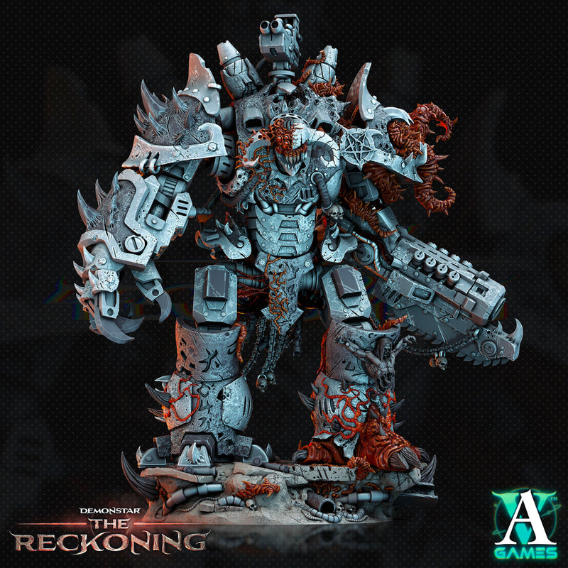 Armari Chaosbred Devastator | 65mm Base & 75mm Base Sizes  | 28/32mm Scale | Sci-Fi Wargames TTPG Resin Miniature | Archvillain Games - Only-Games