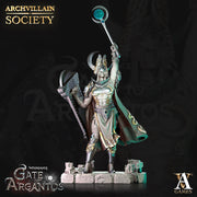 Cleric Paladin with Shield PC/NPC | Unpainted Resin Miniature | 28mm, 32mm, 75mm Scales | Dungeons and Dragons | Pathfinder | DnD - Only-Games