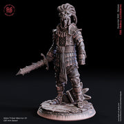 Fighter, Ranger PC / NPC  | 28mm, 32mm,75mm Scales | 100mmTall | Player Character Mini- Minis -D&D 5e Pathfinder Figurine | Flesh of Gods - Only-Games